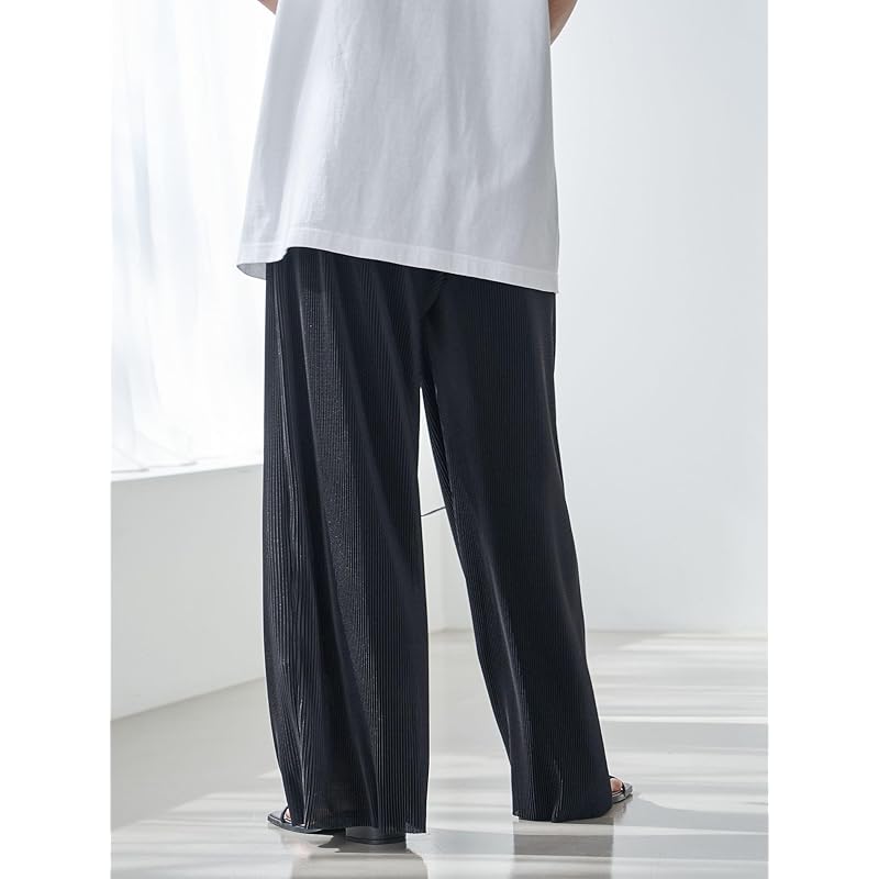 [Cohen] pleated easy wide pants 76406030381 0900 BLACK(09) FREE