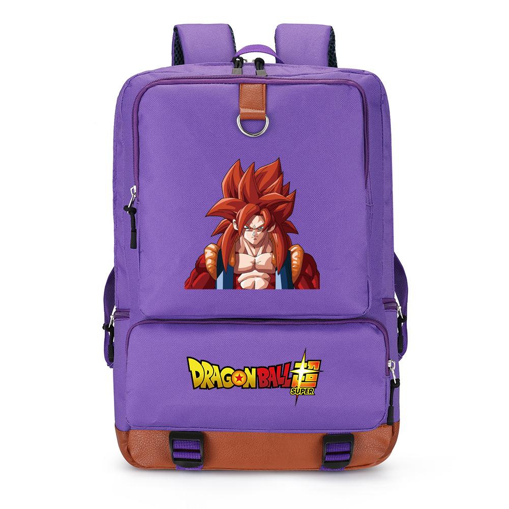 Cartoon Animation Dragon Ball Schoolbag Backpack Student Schoolbag Men'S And Women'S Travel Bag Computer Bag