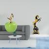 Ceramic And Horse Figurine Modern Statue Ornament Simulation Artwork for Home Decoration Tabletop