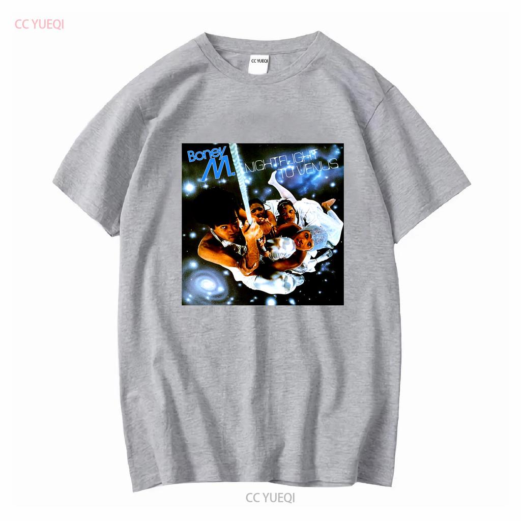 Boney M Nightflight To Venus Für Fans Schwarz Alle Größen T-Shirt Qq1263 Vintage Gewaschen Stilvoll Dehnbar Weich Unisex Bequem