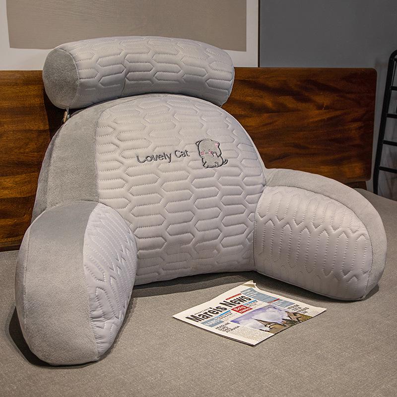 

Велика латексна подушка для спини: М яка подушка для узголів я ліжка, дивана, гуртожитку або татамі. Extra Large [70*50cm] - Detachable Inner Cushion