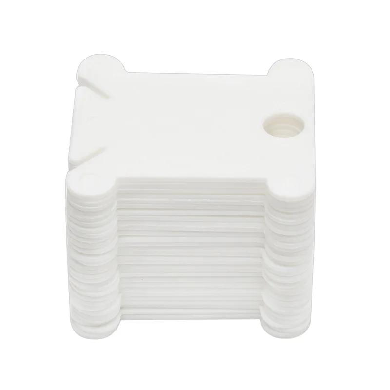 Embroidery Thread Holder Craft Bobbin Cross Stitch Storage Holder Plastic Sewing Thread Board Card Thread Organizer