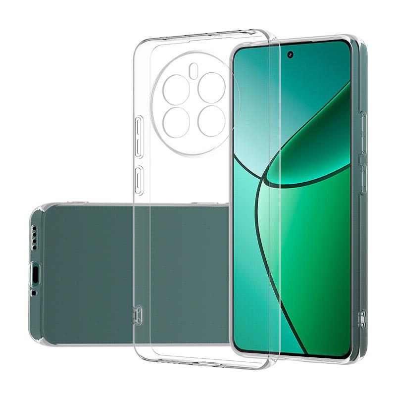 For Realme 12 4G/12+ 5G Cell Phone Cases Clear TPU Flexible Cover