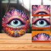Decoration Decoration Double-Sided Stained Glass Hanging Home Acrylic Beautiful Eye Large