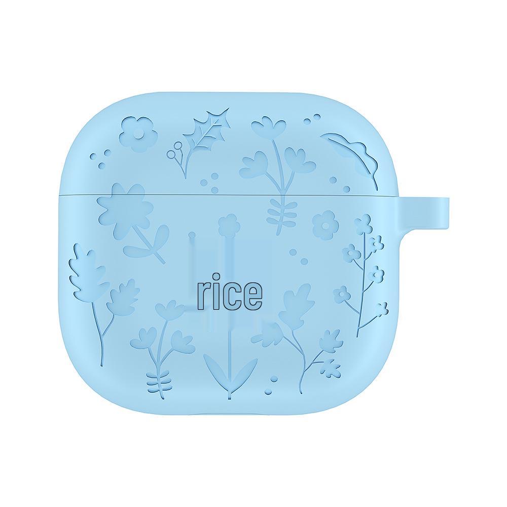 Solid Color Silicone Protective Cover for Apple AirPods 4th Gen