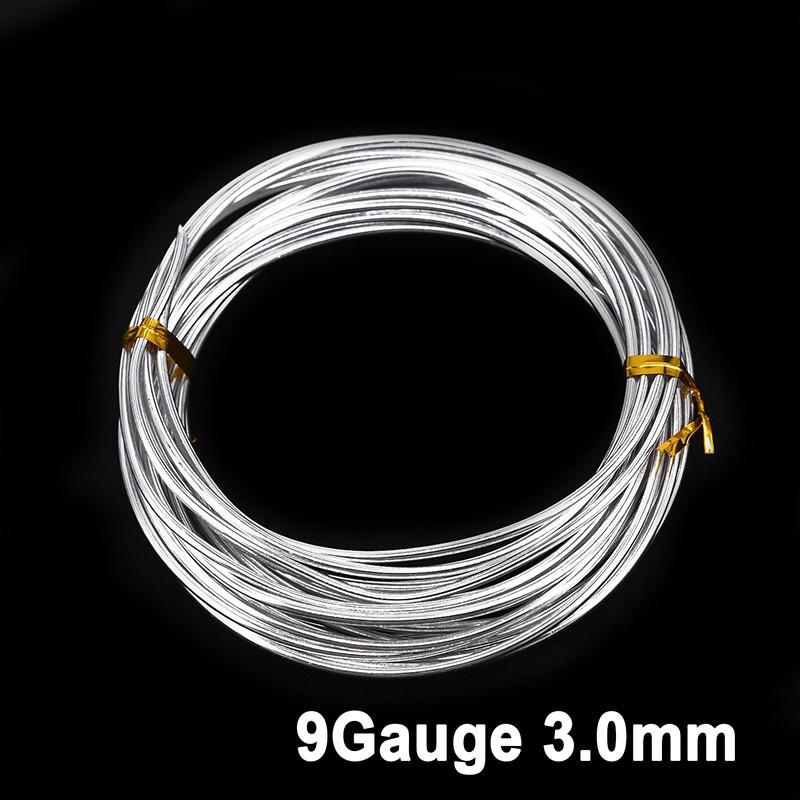 5m Aluminium Craft Wire Florist Artwork Making Beading Jewellery Sizes