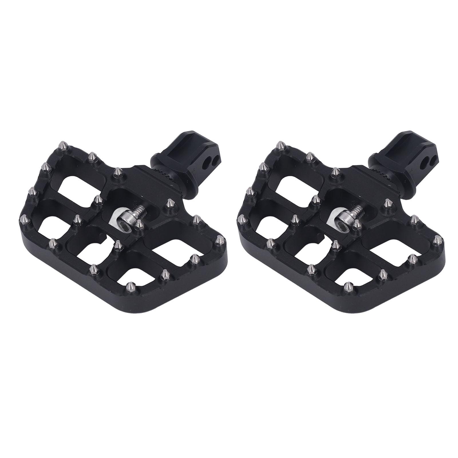 1 пара мотоциклетных задних подножек CNC Алюминиевые анодированные противоскользящие шипы Замена для F900R F900XR 2020–2022 Серебристые серебряный