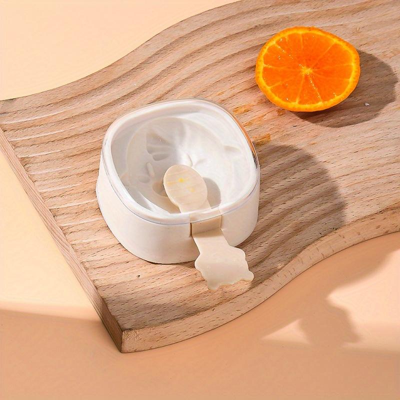 

Yellow Duck Home Ice Cream Mold, Silicone Popsicle Maker for Household Use, Ice Cube Tray for Cheese Sticks, Ice Cream Bars, Ice Lolly Molds бежевый