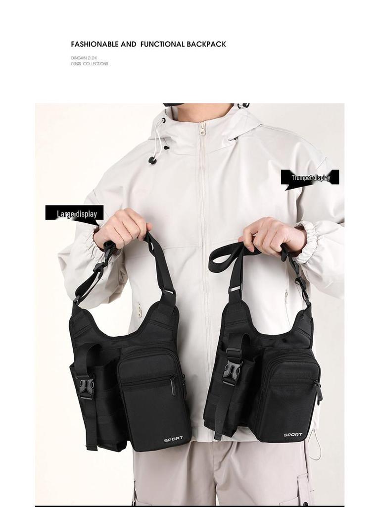 Unisex Outdoor Cycling & Hiking Water Bottle Crossbody Bag