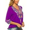 2026 New Printed Short-Sleeve Top Fashionable Summer V-Neck Women's Casual T-Shirt