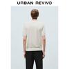 UR Men's Casual Ribbed Short Sleeve Knit Top