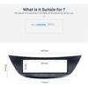 R4-1 Din Car Radio Facia For Renault Laguna III 2007 DVD Stereo CD Panel Dash Kit Trim Fascia Dashboard Frame Black