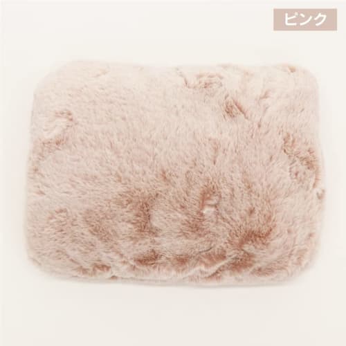 Hiro Corporation Heat-Retaining Hot Water Bottle, Gray, Fluffy, Rechargeable, Energy-Saving