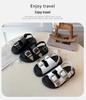 2025 Summer Versatile Girls' Princess Sandals – Soft Sole Student Beach Shoes for Kids
