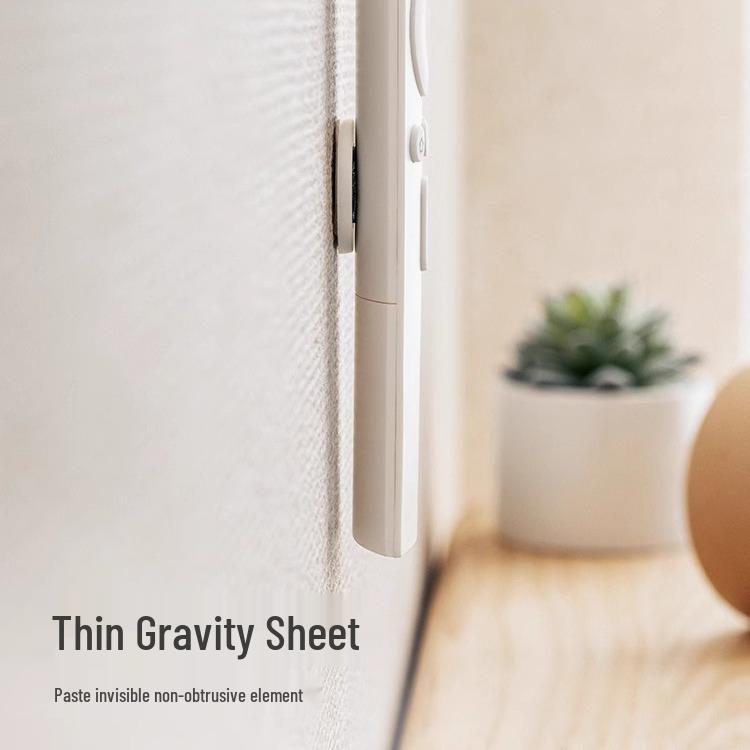 Wall-Mounted Strong Magnetic Remote Holder with Suction Cup - No Punching Required