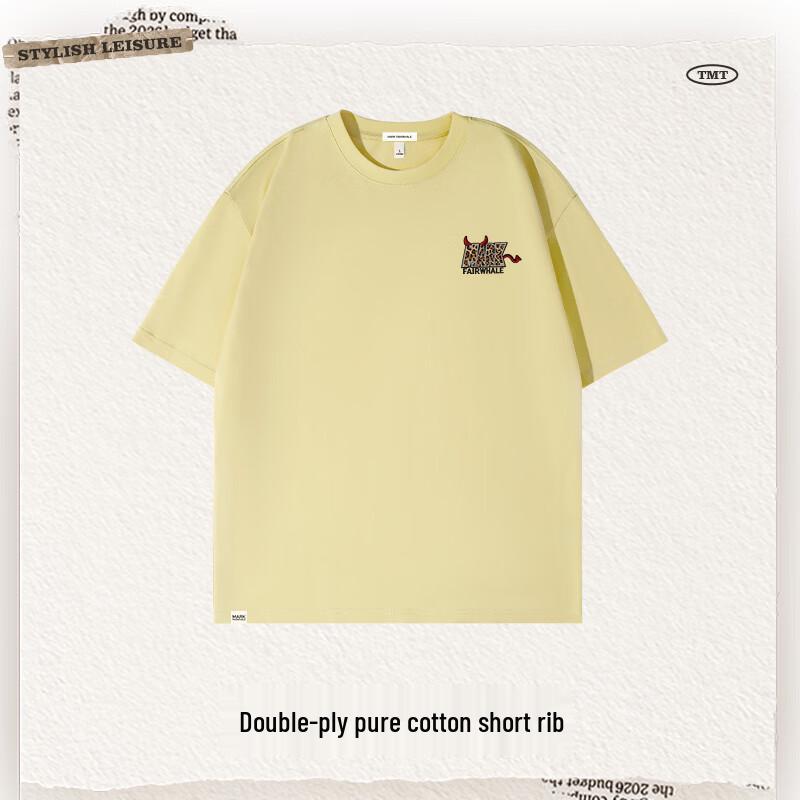 MARK FAIRWHALE Men's Pure Cotton Short Sleeve T-Shirt