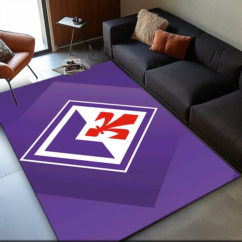 1PC rug Fiorentina Football Crest Carpet, Chair Rug,Area Rug for Office Bedroom living rooms bedroom, Doormat decor Christmas fan gifts