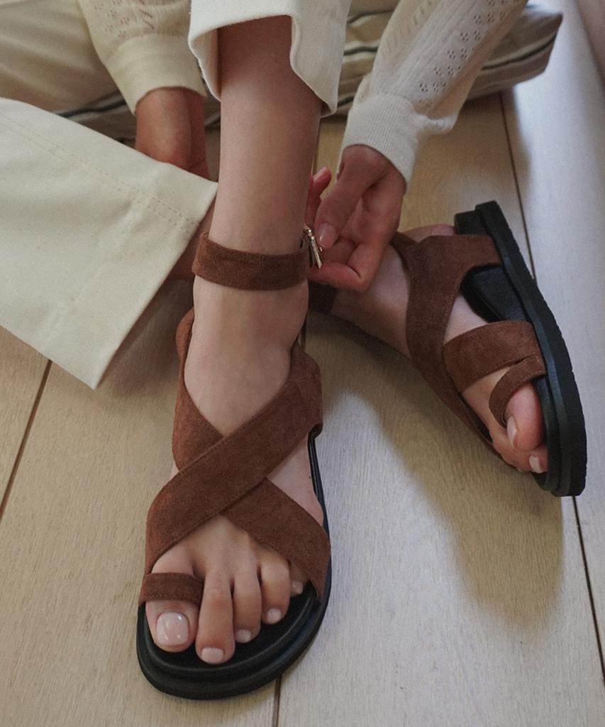 Halteallez Toe Ring Strap Sandals Ha2652