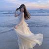 Summer New Sanya Seaside Vacation Fairy Suspender Dress Female Seaside Beach Film Dress
