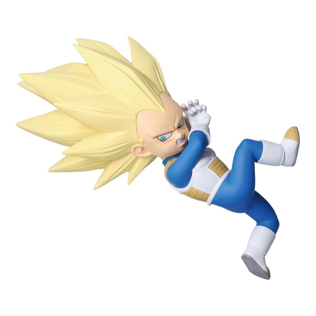 Banpresto Dragon Ball DAIMA Super Saiyan 3 Vegeta Mini Figure with Panel