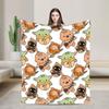 Grogu W-Warss Baby Yodas Blankets  Camping Flannel Throw Blanket For Living Room Warm Custom DIY Quality Bedspread