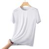 Men's Summer Ice Silk Quick-Dry Sports T-Shirt - Casual Running Short Sleeve Base Layer