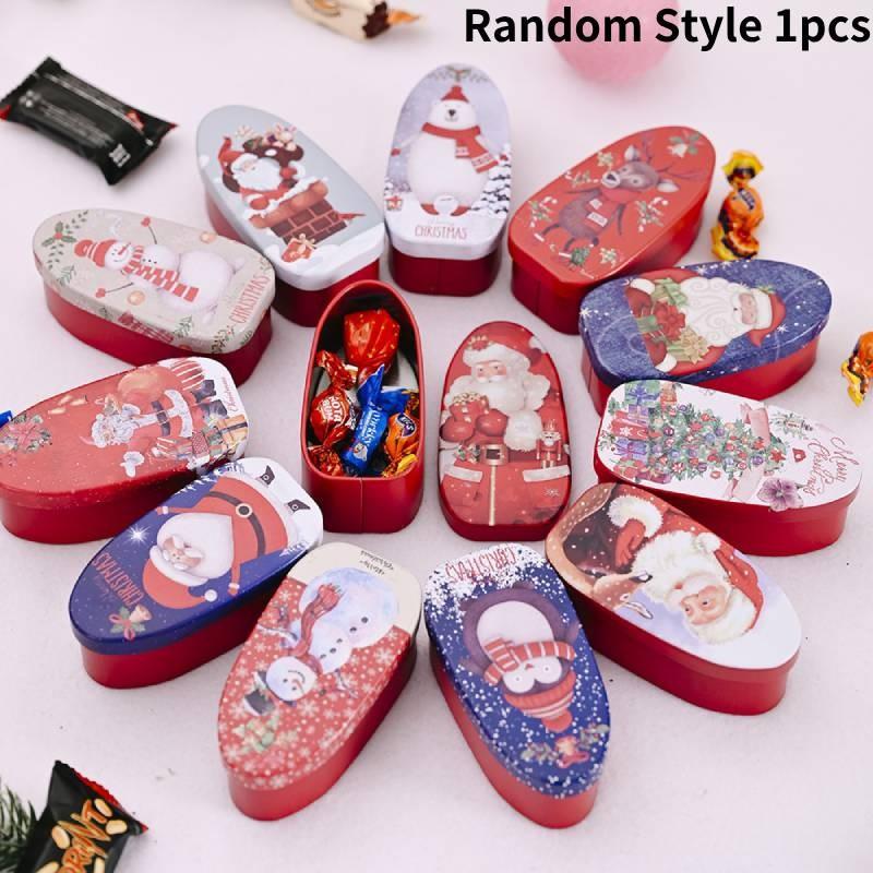 Decorations Christmas Candy Cookies Box Children Gift Party Supplies Durable