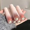 Velvet Matte Lip Mud Lipstick Bears Waterproof Long Lasting Smooth Lip Gloss Women Lips Make Up Korean Cosmetics Chestnuts Brown