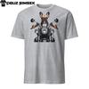 French Bulldog On Motorcycle Unisex T-Shirt | Short Sleeve Tee | Unique Design