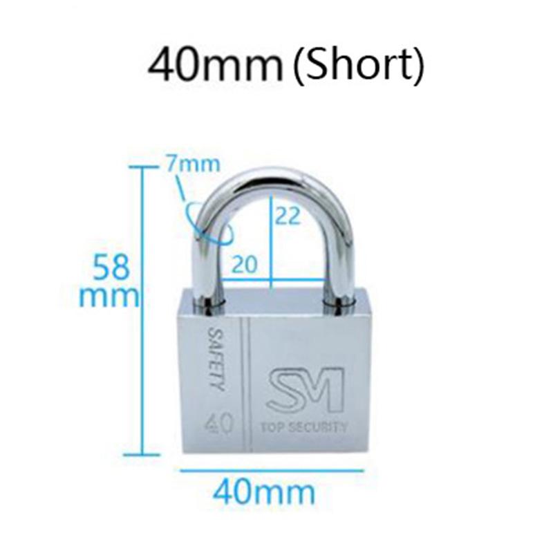 Stainless Steel Padlock Cabinet Outdoor Lock Durable Use Heavy Duty High Security Solid  Door Gate Box Safety
