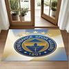 Fenerbahçe FC Design Crystal Velvet Rug Soft Decorative Mat for Bedroom Entrance