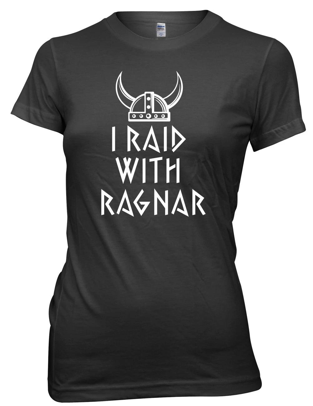 I Raid With Ragnar Women Ladies Funny T-shirt 3XL