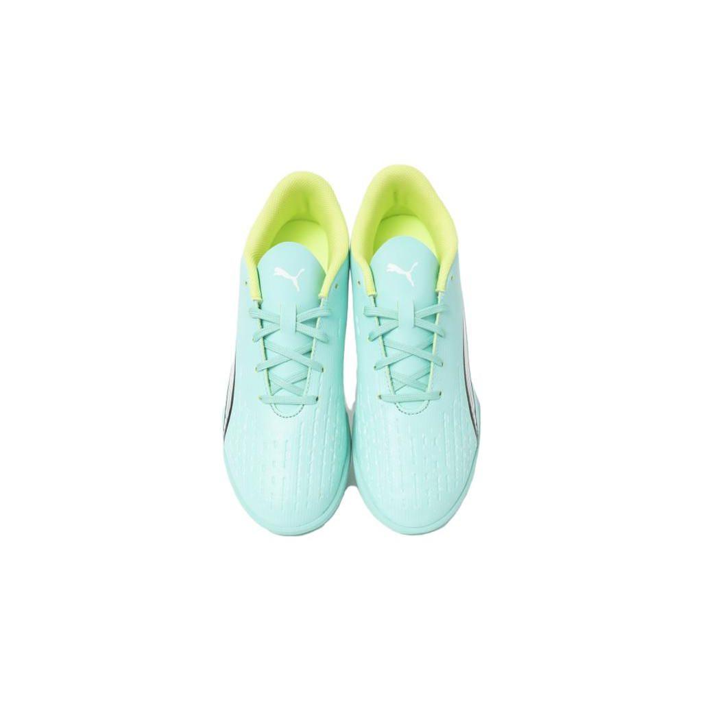 Puma Ultra Play Artificial Turf Versatile Shock Absorbing Durable Low Top Kids Soccer Shoes Kids Soccer Shoes Yellow Green 107246-03