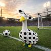 1 Set Voetbal Porch Gans Kostuums Voetbal Gans Outfit En Strik Feestkostuum voor 23-Inch Gans Standbeeld Buiten Tuin Decoratie