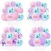 Butterfly Print Latex Balloons - First Birthday & Party Decoration Set