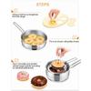 2Pcs Baking Molds Food Grade Larger Size With Dip Tongs Hollow Bake PP Material Donut Cutters Baking Mould Makers Kitchen Supply