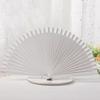 Wooden Folding Fan Solid Color Chinese Japanese Style Hand Fan Portable Wedding Dance Party Decorative Handheld Fan