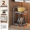 MAXCOOK Under Sink Pot Storage Rack