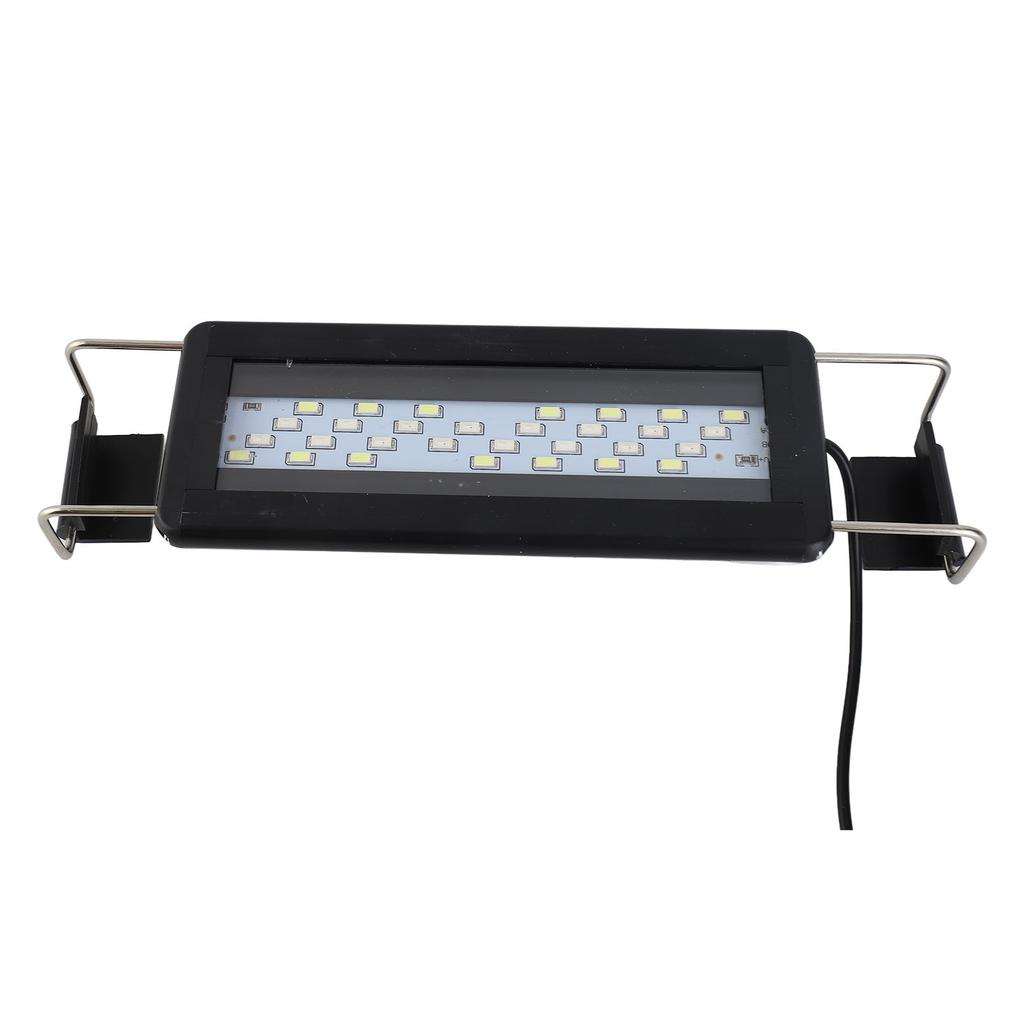 3W LED Aquarium Light 4 Row 3 Colors Adjustable Aquarium Light with 3 6 12 24 Hours Timer for 8?12