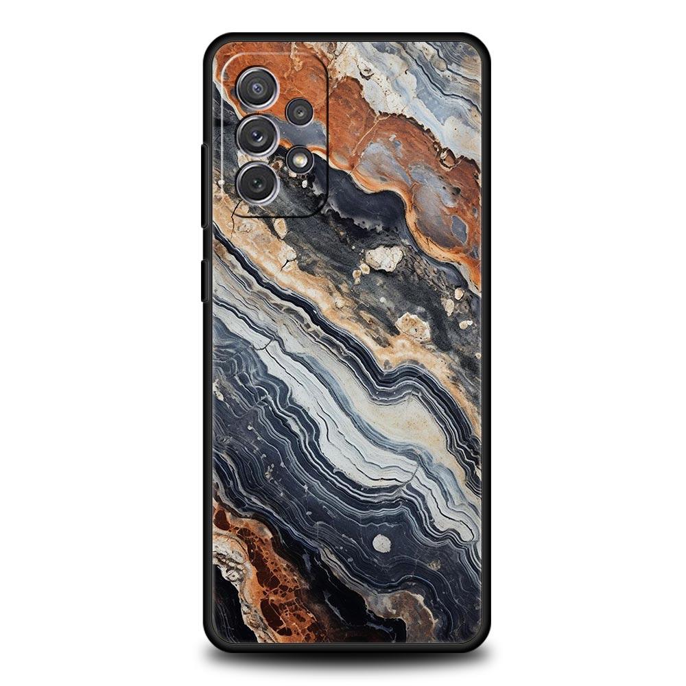 Marble Stone Phone Case for Samsung A57 A37 A51 A71 A21S A17 A11 A15 A25 A41 A23 A33 A53 A73 A07 A05S A13 A35 A55 5G Cover