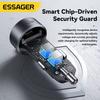 Essager 150W USB C Car Charger 2 in 1 100W Dual Cigarette Lighter Splitter 5 Ports QC 3.0 PD 3.0 Fast Charging For Mobile Phone