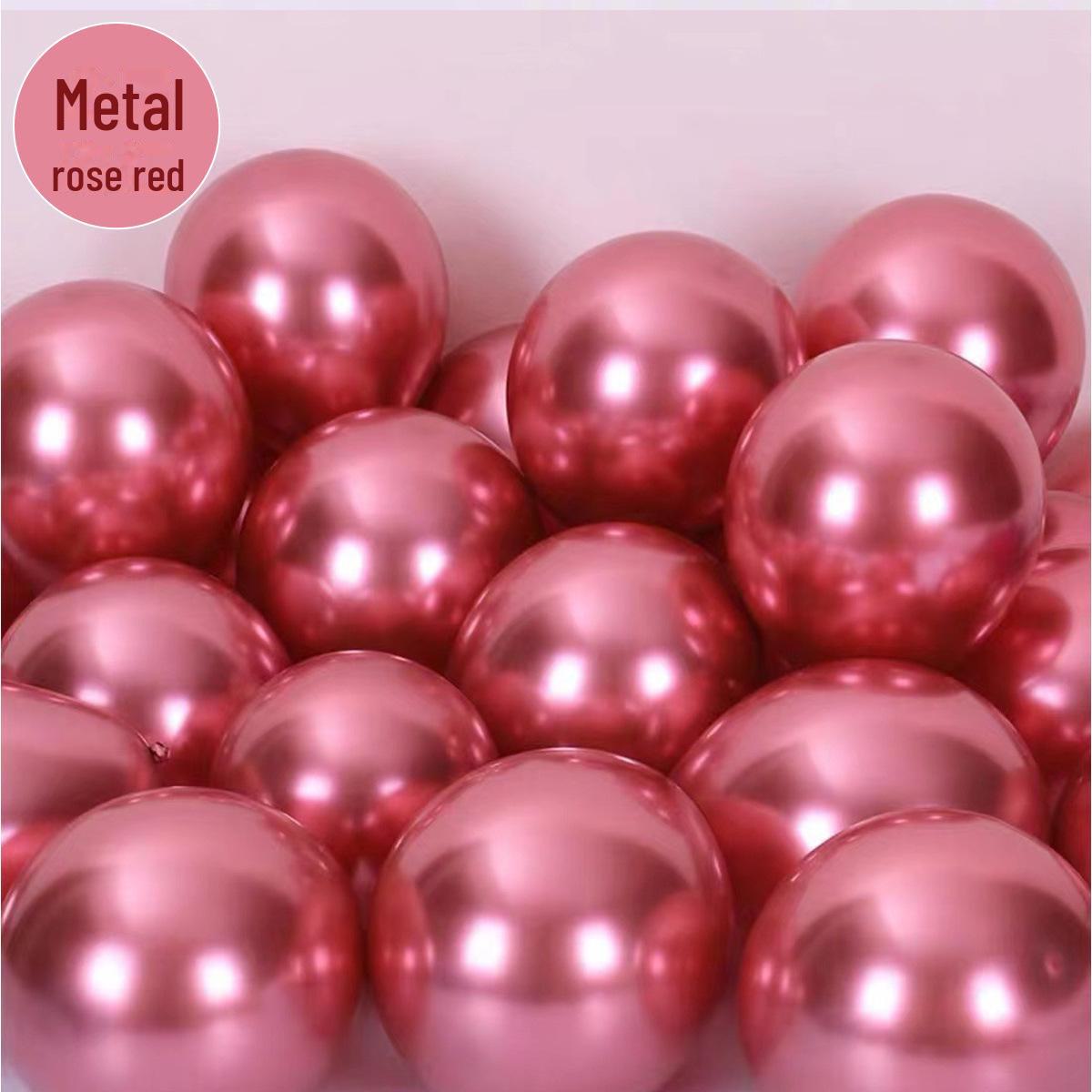 

10-дюймовый металлический латексный шар для украшения вечеринок, 1,8 г, круглая сценическая установка.