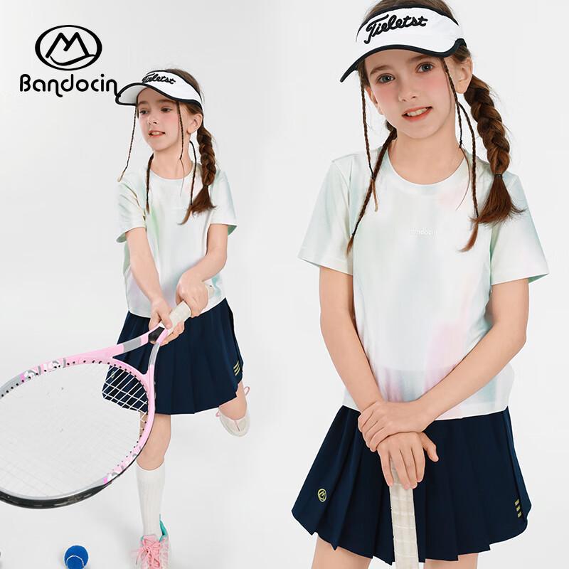 Girls  2025 Quick-Dry Short Sleeve Sports T-Shirt 170