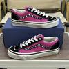Stylish Canvas Sneakers With Pearl Rhinestone Detailing Low-Top Flat Daily Wear