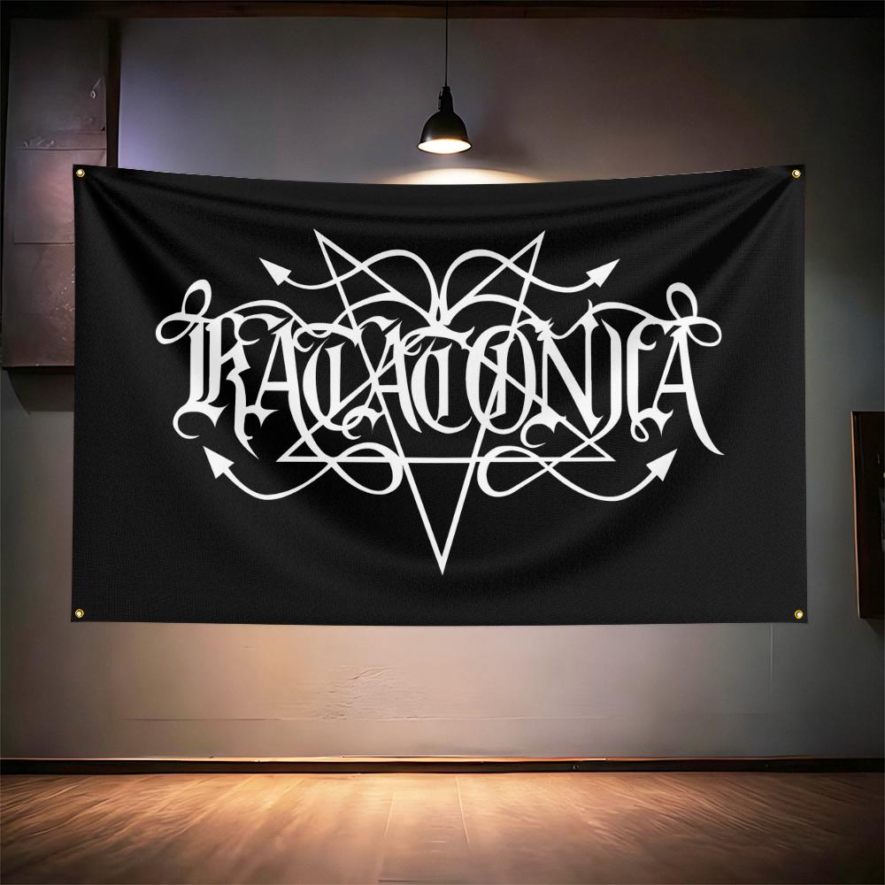 Rock Music Flag 3x5ft For Katatonia Fans Banner Hd Print Brass Grommet Garage Bedroom Living Room Dorm Wall Decor Tapestry