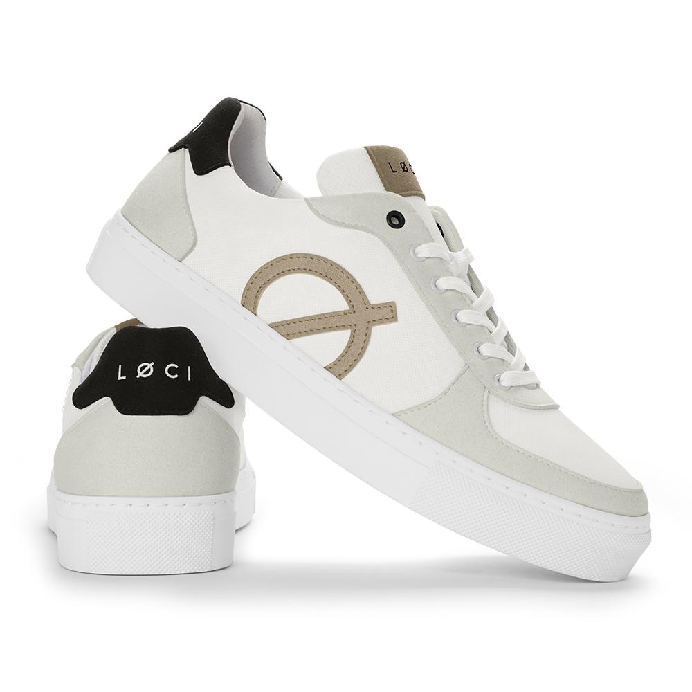 Loci Seven Vegan Sneakers Natural/Black/Stone Lc-007-004