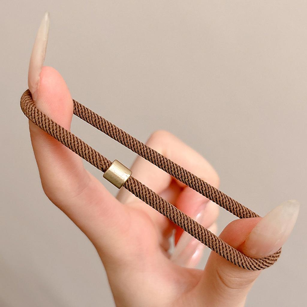 Women High Elastic Rubber Bands Seamless Hair Rope Durable Fashion No Crease Ponytail Holder Rubber Band Hair Accessories