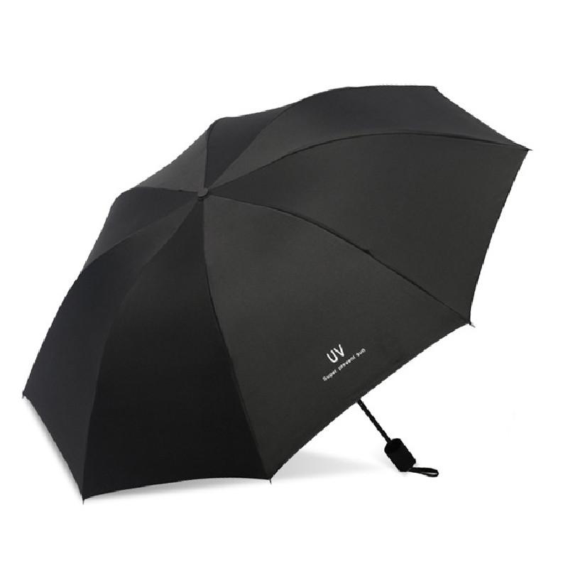 

Складной дождевик с защитой от УФ-лучей для взрослых и для путешествий чёрный