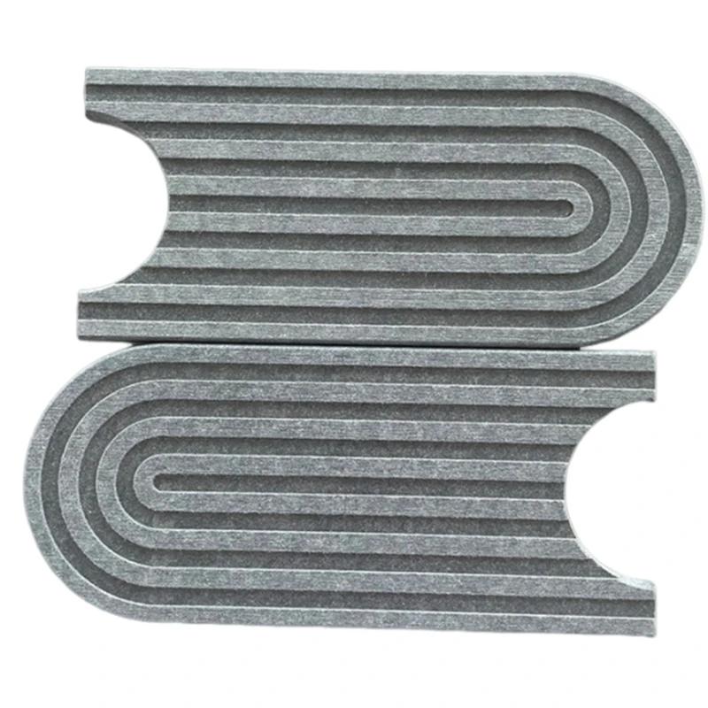 Faucet Mats for Kitchen Sink Diatomite Fast Drying Sink Tray, Super Absorbent, Faucet Splashing Guard for Bathroom Counter