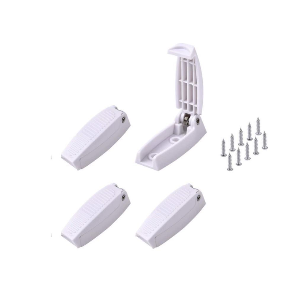 5 pieces RV universal luggage door clip buckle RV luggage compartment door stopper camping door buckle is used to safely fix the door ABS material